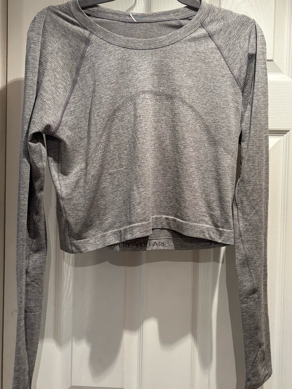 Lululemon Swiftly Tech Cropped Long Sleeve